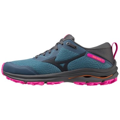 Zapatillas Para Correr Mizuno WAVE Rider Tt Mujer - Verdes Azules / Rosas - Chile M518OLUFPC
